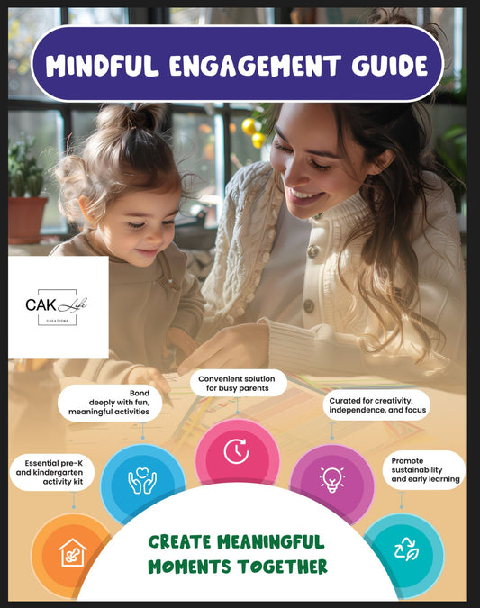 Mindful learning is bonding, all in one set. Reusable dry erase pockets, makers, eraser, and hand pick activity sheets